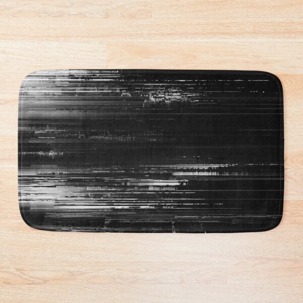 Item preview, Static Divide – Monochrome Glitch Texture designed and sold by AlfiB.