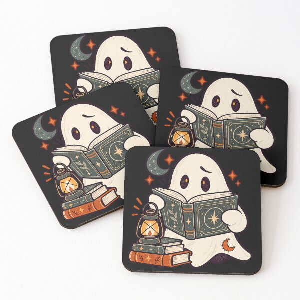 Item preview, Midnight Book Club – Cozy Reading Ghost designed and sold by krustybel.