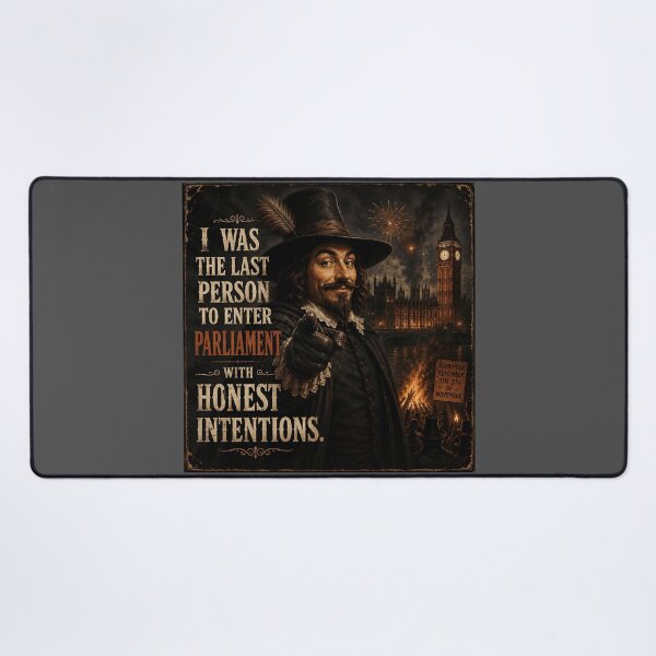 Item preview, Guy Fawkes Honest Intentions Bonfire Night Humour designed and sold by Hornace88studio.