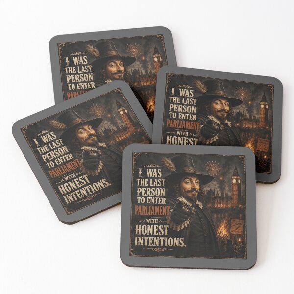 Item preview, Guy Fawkes Honest Intentions Bonfire Night Humour designed and sold by Hornace88studio.