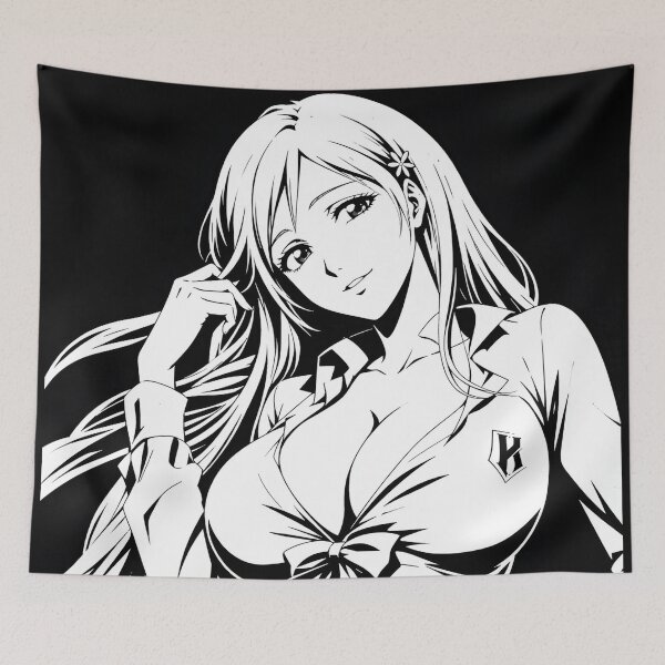 Item preview, Elegant Anime Woman Black and White Manga Style Art designed and sold by Dyan4.