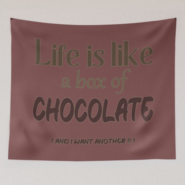 Item preview, Forrest Gump...Life is like a box of chocolat. No Ai designed and sold by Inked T.