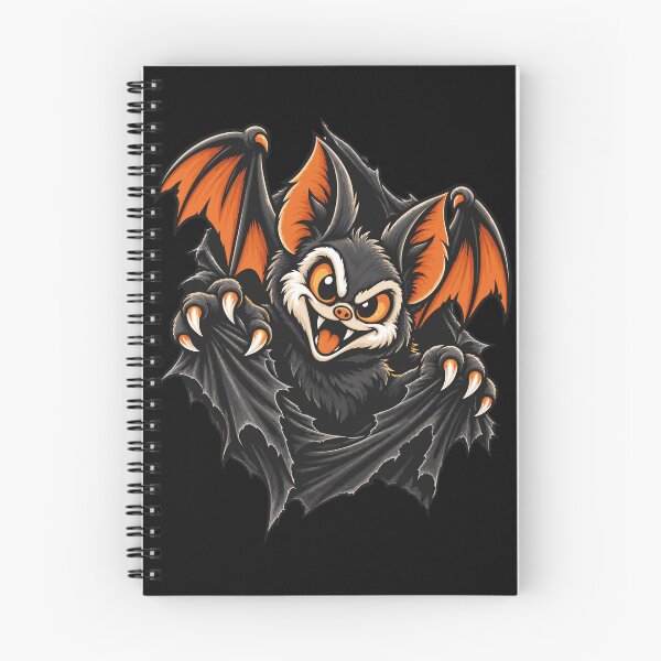 Item preview, Nappy The Hunter Bat Breaking Through Shirt | MTB Halloween Bat Design designed and sold by SingleTrackes.