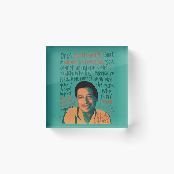 Item preview, Cesar Chavez Farm Workers Portrait designed and sold by emilyvpcreates.