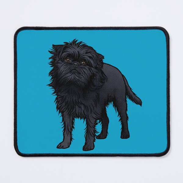 Item preview, Vintage Pop Art Black Affenpinscher Dog Illustration designed and sold by Terry Bain.