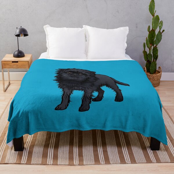 Item preview, Vintage Pop Art Black Affenpinscher Dog Illustration designed and sold by Terry Bain.