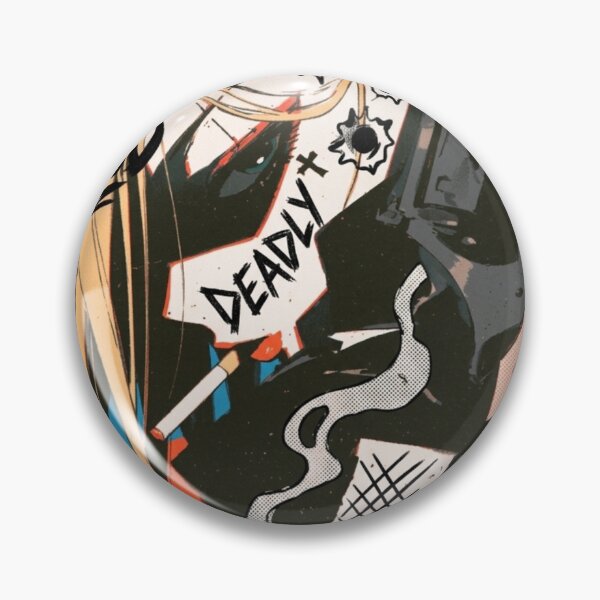 Item preview, She Thinks Her Smoke Break Will Stop The Bullet holes? Pun-ishingly Naive! designed and sold by Print Fiction.