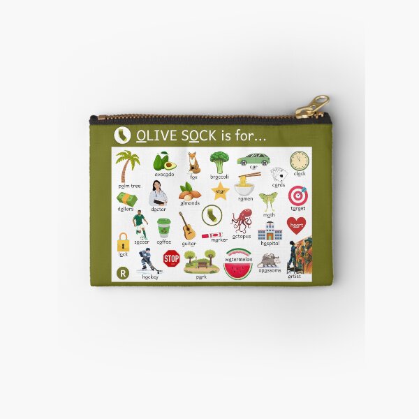 Item preview, OLIVE SOCK is for...  Picture Dictionary designed and sold by ColorVowel.