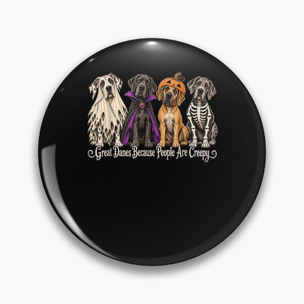 Item preview, Great Danes Because People are Creepy Halloween designed and sold by Juansustait.