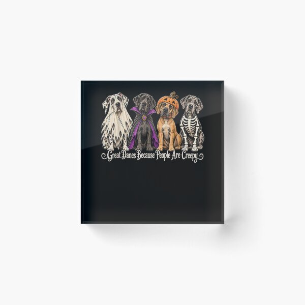Item preview, Great Danes Because People are Creepy Halloween designed and sold by Juansustait.