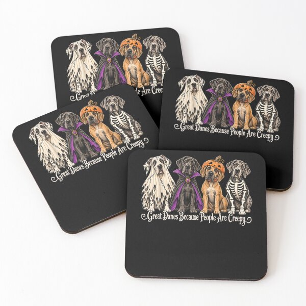 Item preview, Great Danes Because People are Creepy Halloween designed and sold by Juansustait.