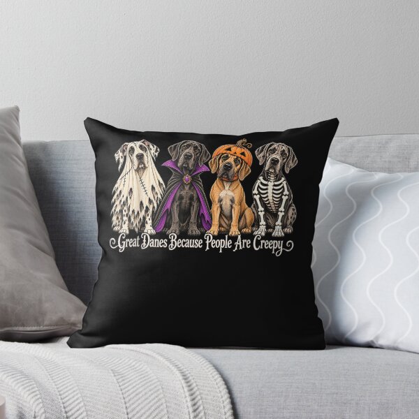 Item preview, Great Danes Because People are Creepy Halloween designed and sold by Juansustait.