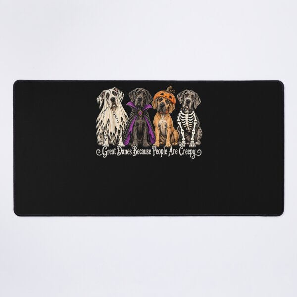 Item preview, Great Danes Because People are Creepy Halloween designed and sold by Juansustait.