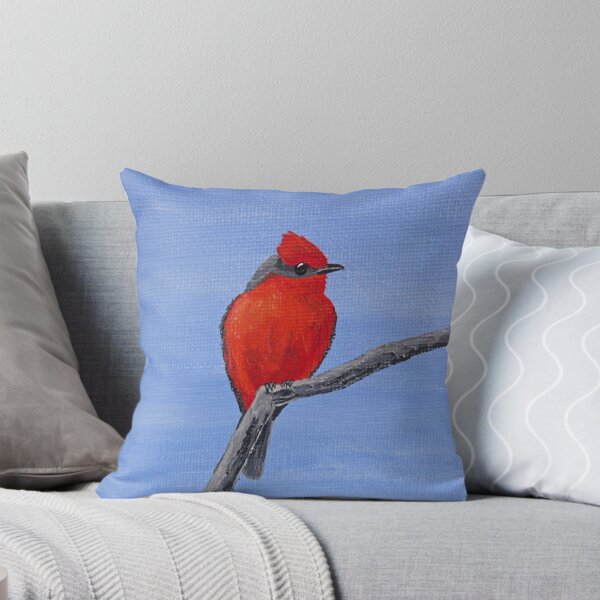 Item preview, Vermilion Flycatcher Patiently Waiting designed and sold by Magpie's Miscellany.
