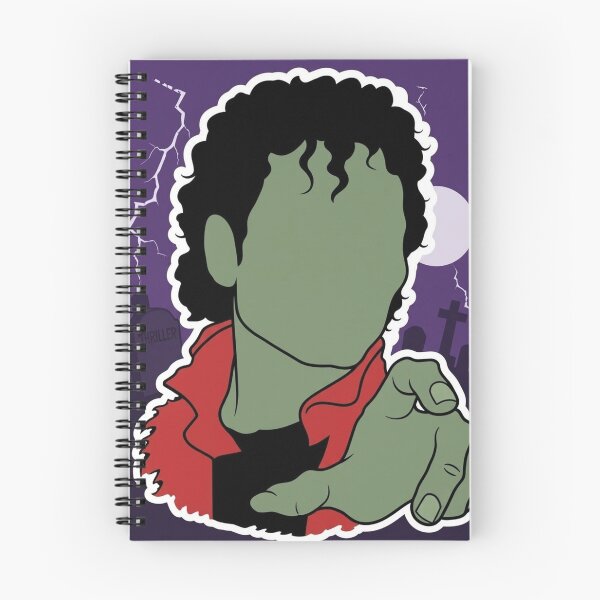 Artikelvorschau, Michael Jackson Silhouette Thriller rote Jacke entworfen und verkauft von LadyCartoon.