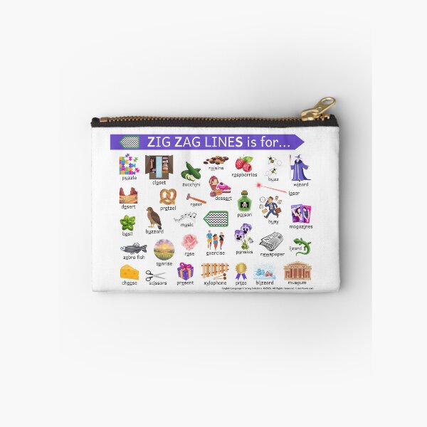 Item preview, ZIG ZAG LINES is for...  Picture Dictionary designed and sold by ColorVowel.