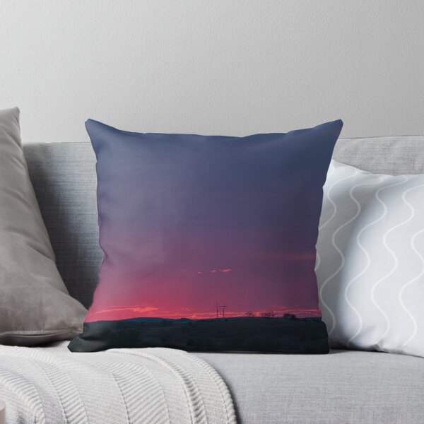 Item preview, Bright pink sunset with clouds and crepuscular rays designed and sold by lisavonbiela.