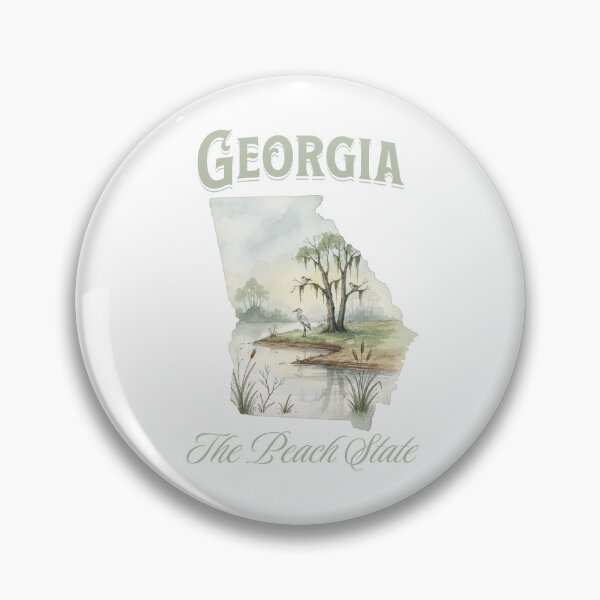 Item preview, Georgia I The United States I The Peach State  designed and sold by DrewRomeoCo.