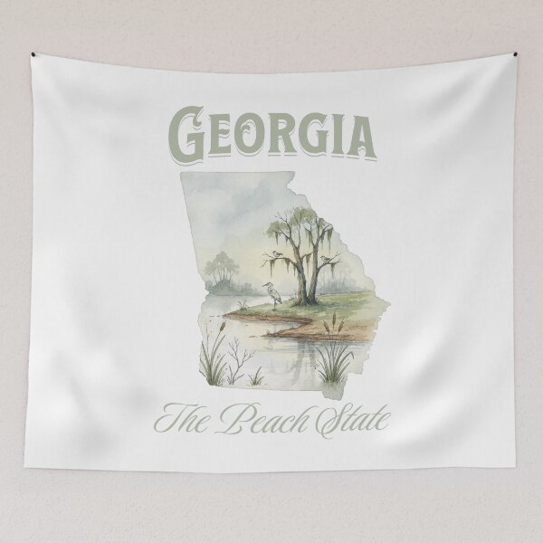 Item preview, Georgia I The United States I The Peach State  designed and sold by DrewRomeoCo.