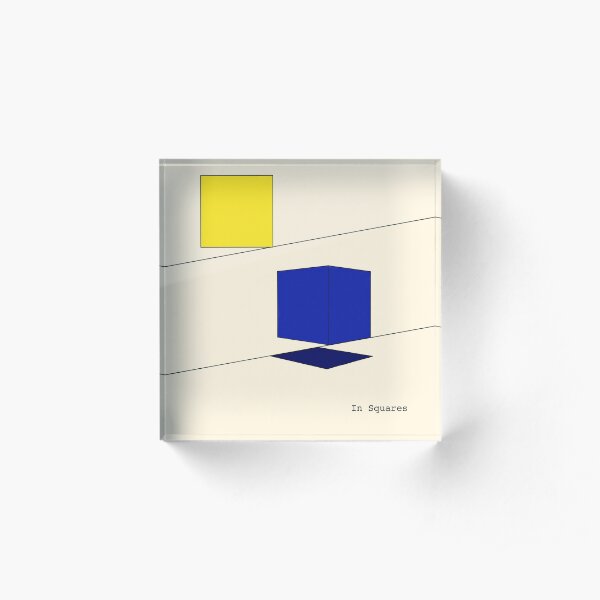 In Squares Acrylic Block