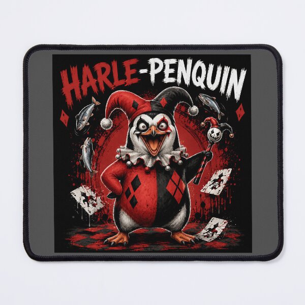 Item preview, Harle-Penquin Funny Penguin Jester Pun designed and sold by Hornace88studio.