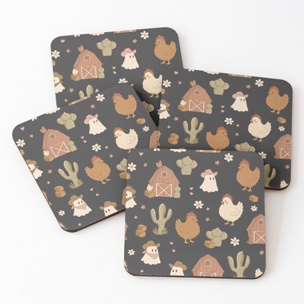 Item preview, Western Chicken + Ghosts designed and sold by pizzafairy.