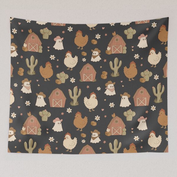 Item preview, Western Chicken + Ghosts designed and sold by pizzafairy.