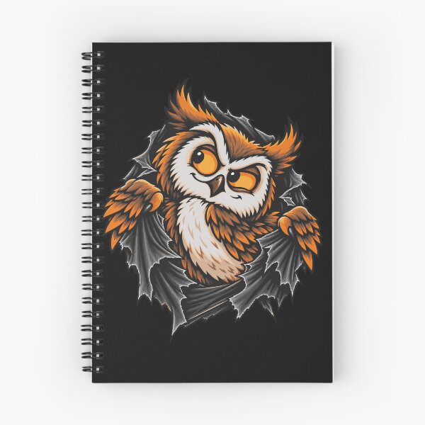 Item preview, Endy The Watcher Owl Breaking Through Shirt | MTB Halloween Owl Design designed and sold by SingleTrackes.