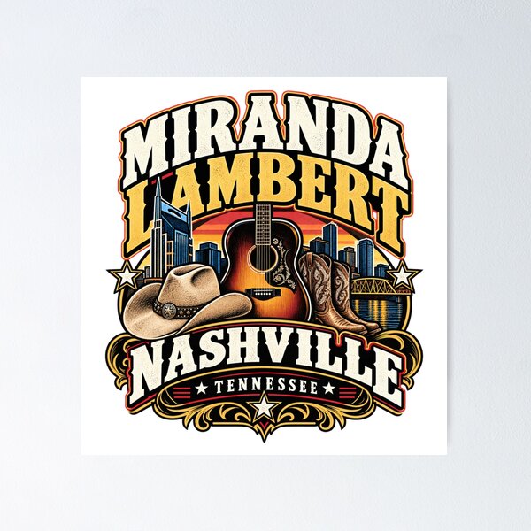 Aperçu de l'œuvre Hommage musical à Miranda Lambert à Nashville créée et vendue par IRON WINGS /USAF.