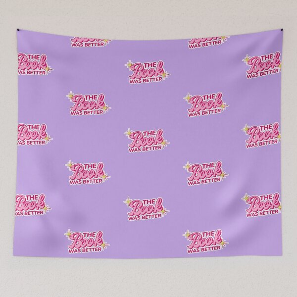 Item preview, The Book Was Better – Retro Book Lover Quote designed and sold by BigfeetLittlepaws.