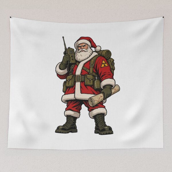 Item preview, Atomic Santa Field Command designed and sold by IllustrifyArts.