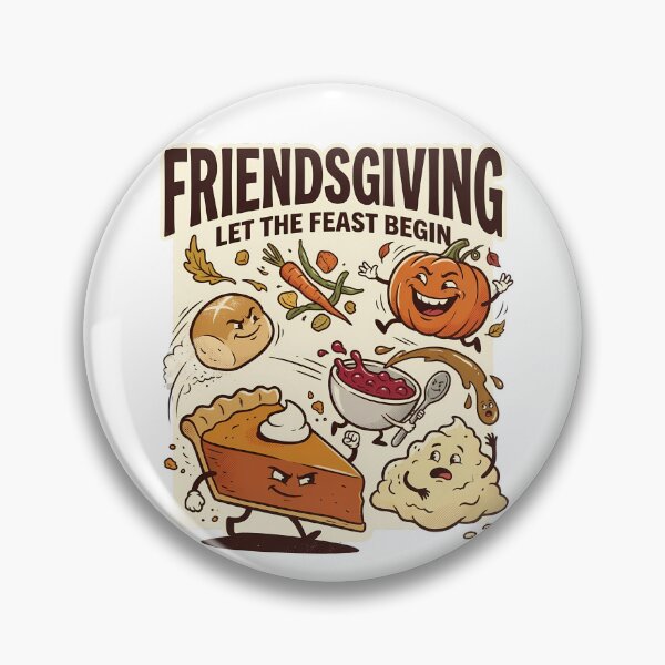 Item preview, Friendsgiving Let The Feast Begin Vintage Thanksgiving designed and sold by VibranPalette.