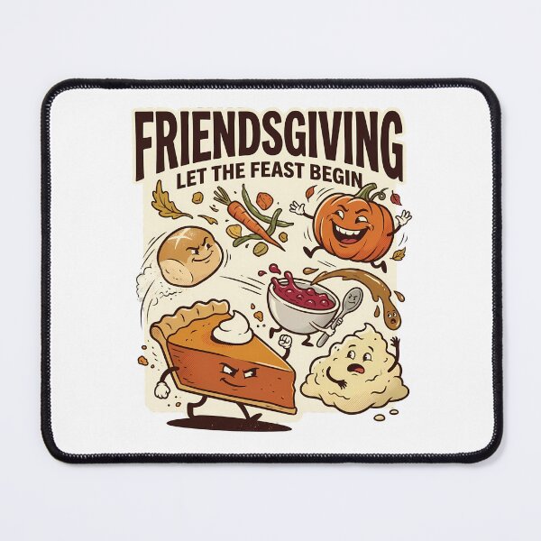 Item preview, Friendsgiving Let The Feast Begin Vintage Thanksgiving designed and sold by VibranPalette.