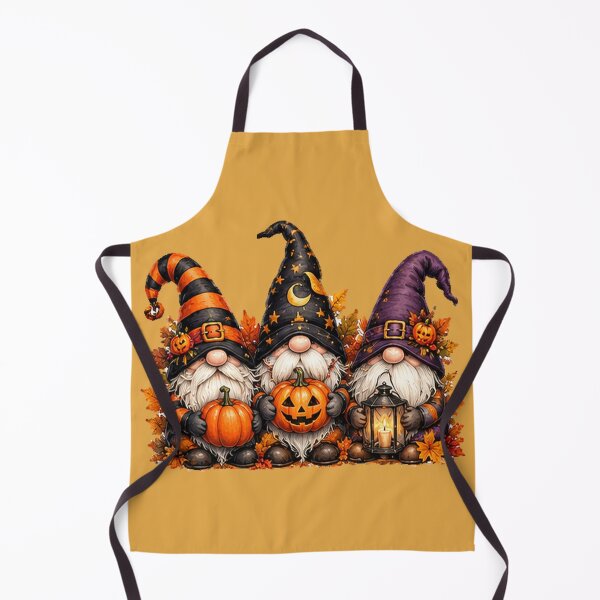 Item preview, Cute Halloween Gnome Trio Pumpkins designed and sold by DrAsmaaMohamed.