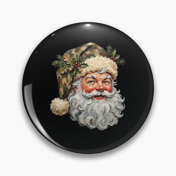 Item preview, Vintage Camo Santa Face Camouflage Christmas Xmas Camo Retro designed and sold by PAROSSA.
