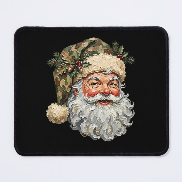 Item preview, Vintage Camo Santa Face Camouflage Christmas Xmas Camo Retro designed and sold by PAROSSA.