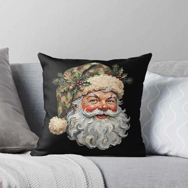 Item preview, Vintage Camo Santa Face Camouflage Christmas Xmas Camo Retro designed and sold by PAROSSA.