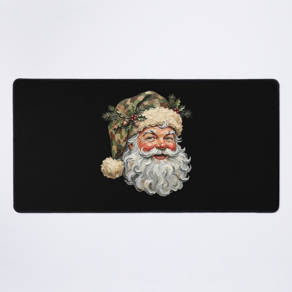 Item preview, Vintage Camo Santa Face Camouflage Christmas Xmas Camo Retro designed and sold by PAROSSA.