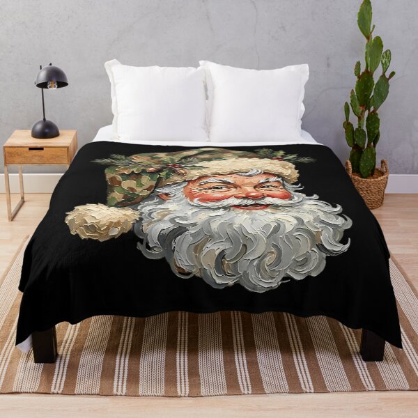 Item preview, Vintage Camo Santa Face Camouflage Christmas Xmas Camo Retro designed and sold by PAROSSA.
