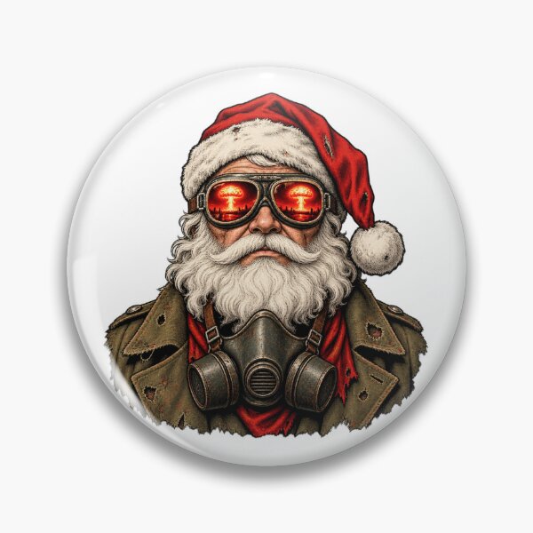 Item preview, Silent Night Fallout Watch Santa designed and sold by IllustrifyArts.