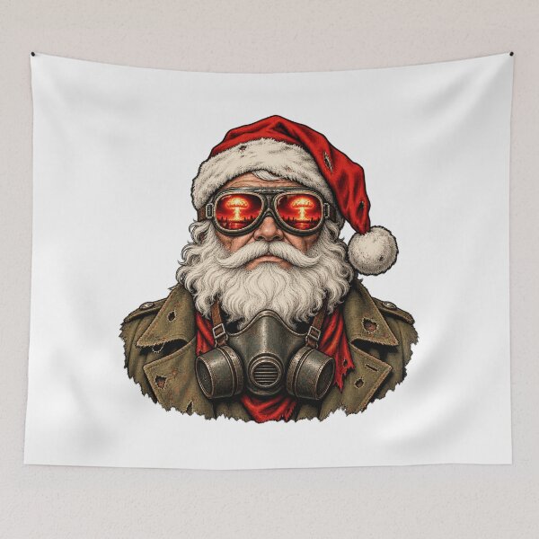Item preview, Silent Night Fallout Watch Santa designed and sold by IllustrifyArts.
