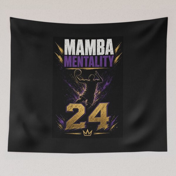 Item preview, Kobe Bryant Mamba Mentality 24 - Black Mamba Fadeaway designed and sold by FakePeopleSuck.