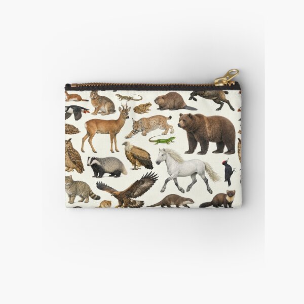 Item preview, Native Animals of France Retro Style Identification Chart designed and sold by kakarikihill.