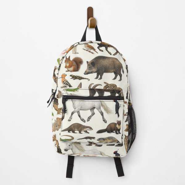 Item preview, Native Animals of France Retro Style Identification Chart designed and sold by kakarikihill.