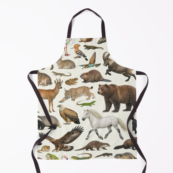 Item preview, Native Animals of France Retro Style Identification Chart designed and sold by kakarikihill.