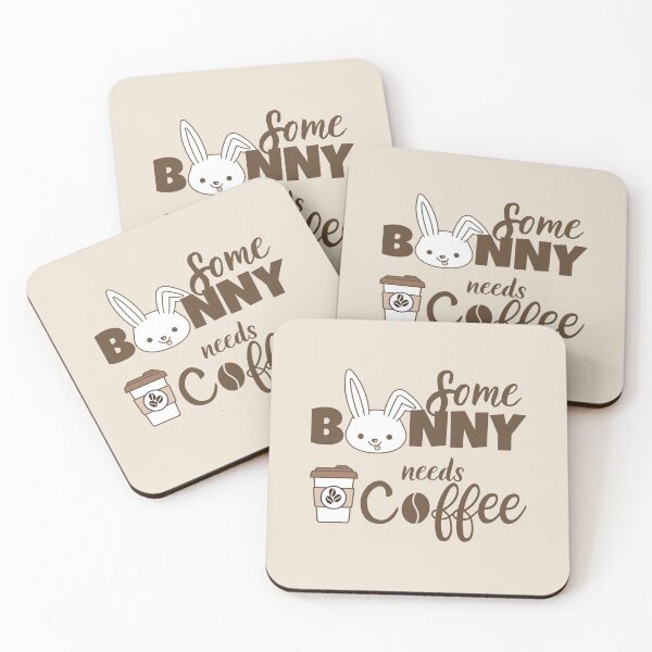 Item preview, Some Bunny Needs Coffee designed and sold by DesignsVault.