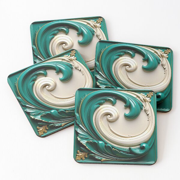Item preview, Sculptural Jade with Gold Enamel designed and sold by Vicky Brago-Mitchell®.
