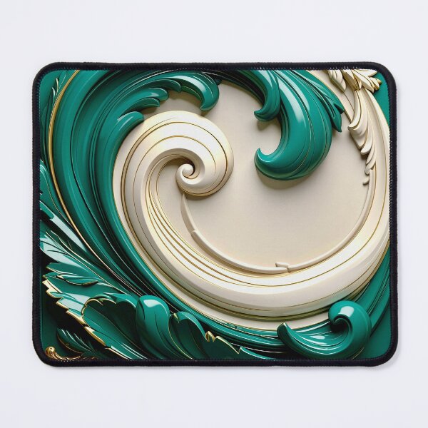 Item preview, Sculptural Jade with Gold Enamel designed and sold by Vicky Brago-Mitchell®.