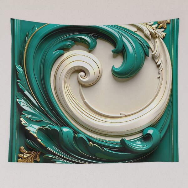 Item preview, Sculptural Jade with Gold Enamel designed and sold by Vicky Brago-Mitchell®.