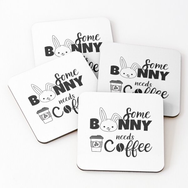 Item preview, Some Bunny Needs Coffee designed and sold by DesignsVault.